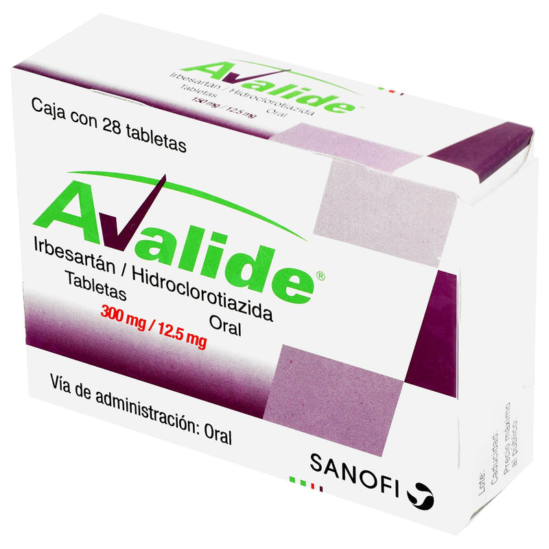 Avalide 150/12.5Mg Con 28 Tabletas (Irbesartan/Hidroclorotiazida) - WeCare Pharma