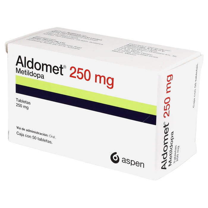 Aldomet 250Mg Con 50 Tabletas (Metildopa) 4 - 7502209850873