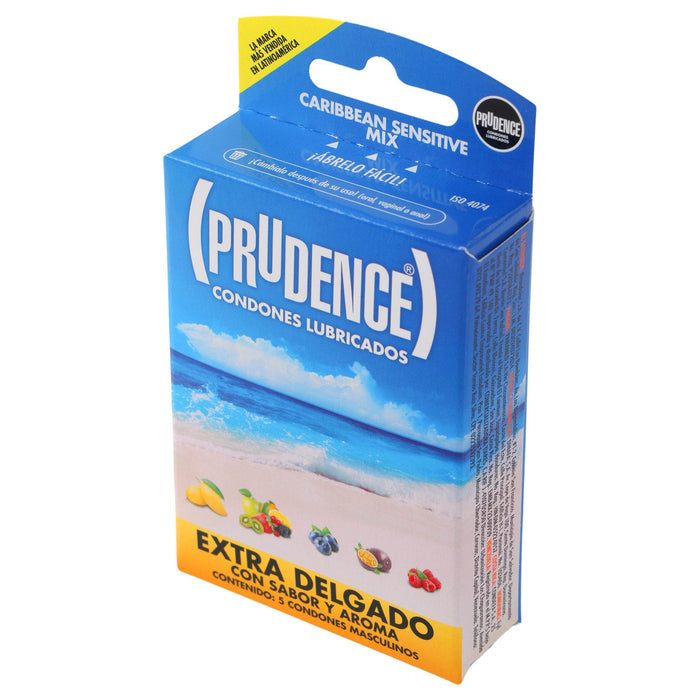 Condón Prudence Caribean Mix Con 5 - WeCare Pharma