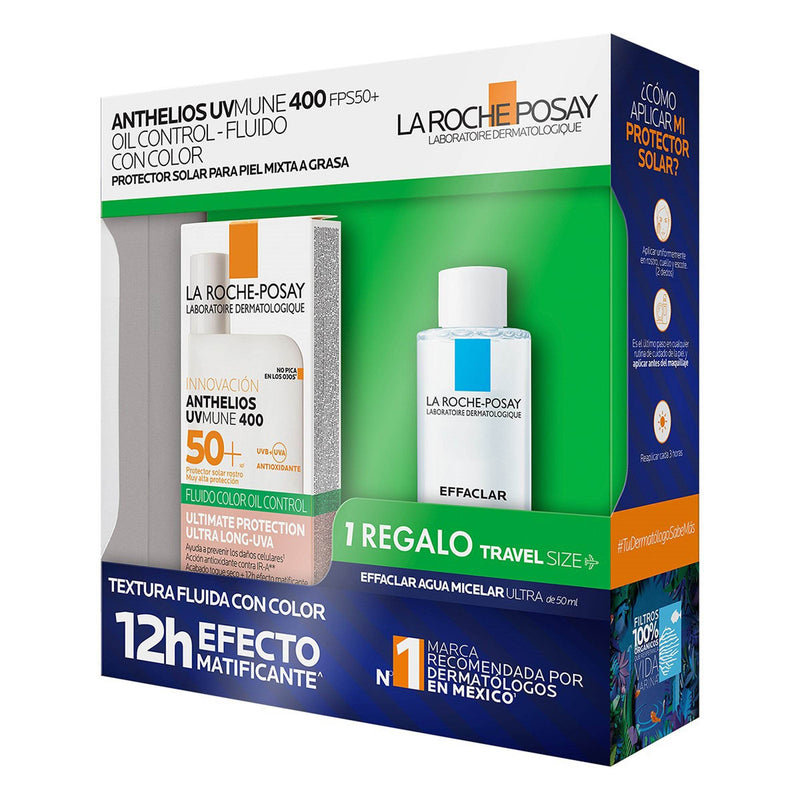 Anthelios Uvmune 400 Color Fps50 50Ml + Effaclar Agua Micelar 50Ml - WeCare Pharma