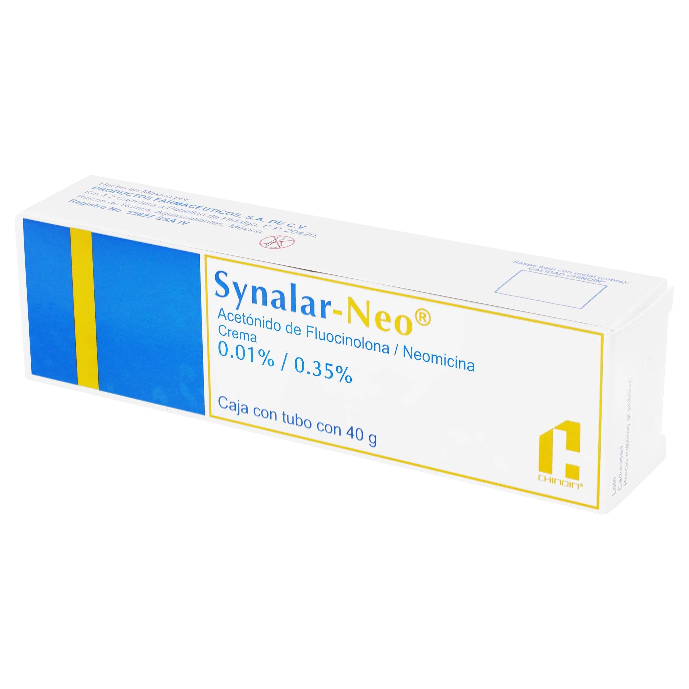 Synalar-Neo Crema 0.01%/0.35% 40G (Fluocinolona/Neomicina) — WeCare Pharma