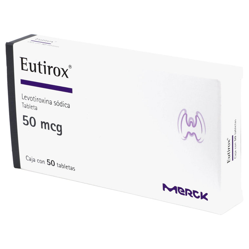 Eutirox 50Mcg Con 50 Tabletas (Levotiroxina Sodica) - WeCare Pharma
