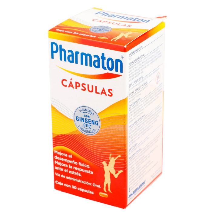 Pharmaton Con 30 Capsulas (Multivitaminas) - WeCare Pharma