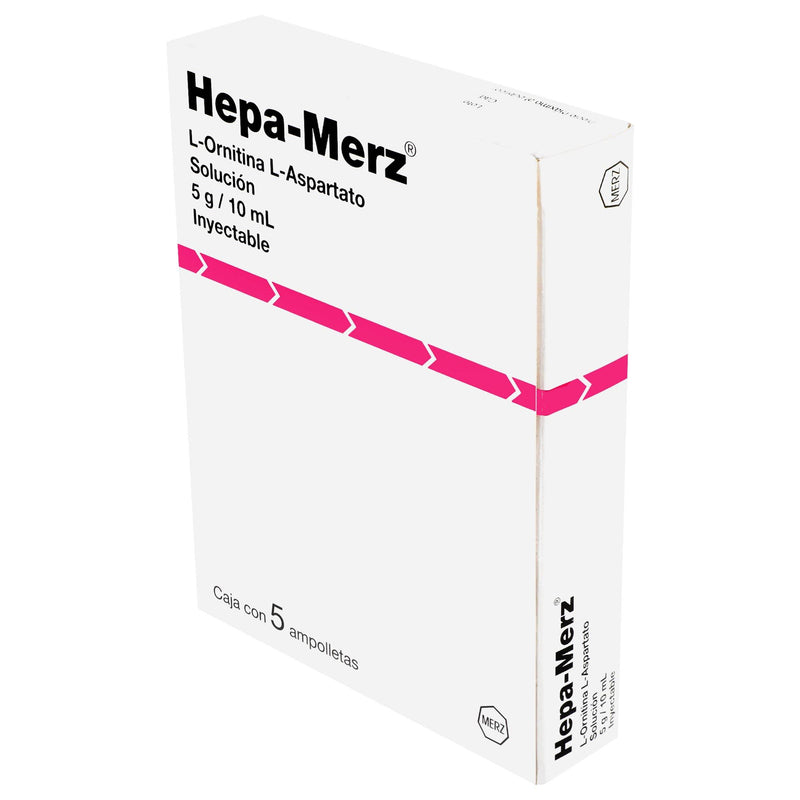 Hepa-Merz 5G/10Ml Con 5 Ampulas (L-Ornitina/L-Aspartato) - WeCare Pharma