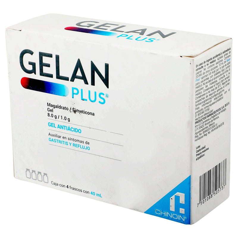 Gelan Plus Gel 8G/1G 40Ml Con 4 (Magaldrato/Dimeticona) - WeCare Pharma