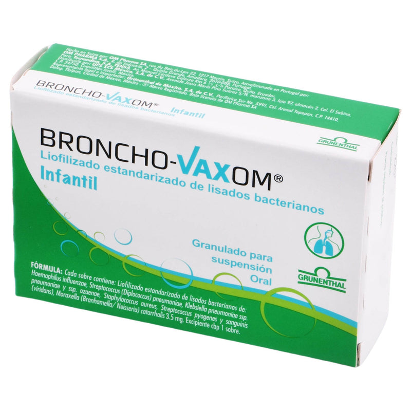 Broncho Vaxom Inf Sobres 3.5Mg Con 10 (Lisados Bacterianos) - WeCare Pharma