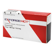 Exforge Hct 5Mg/160Mg/12.5Mg Con 28 Comprimidos (Amlodipino/Valsartan/Hidroclorotiazida) - WeCare Pharma