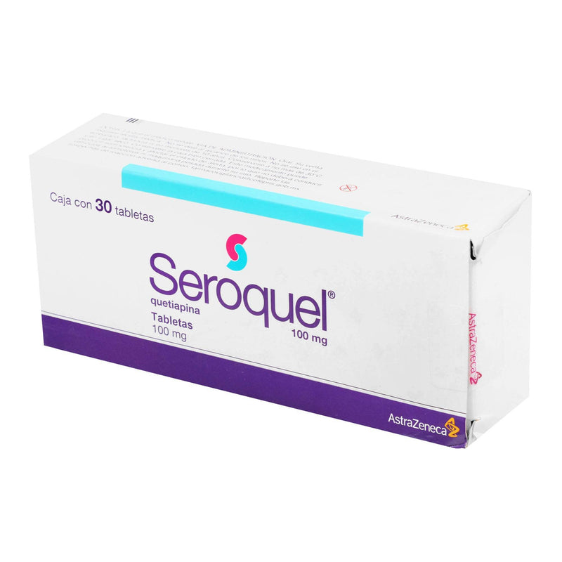 Seroquel 100Mg Con 30 Tabletas (Quetiapina) - WeCare Pharma