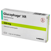 Glucophage Xr 500Mg Con 30 Tabletas (Metformina) - WeCare Pharma