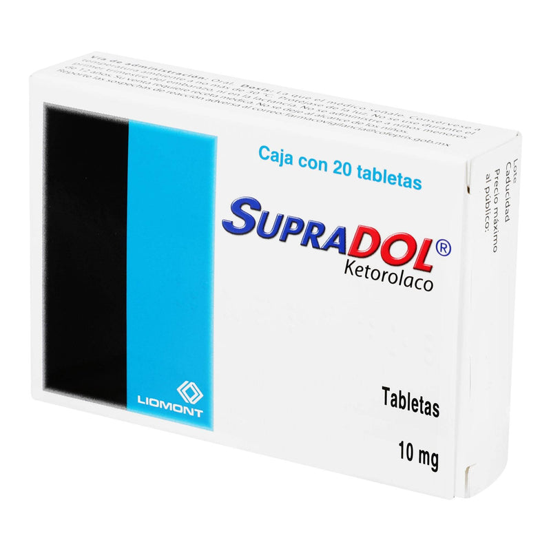 Supradol 10Mg Con 20 Tabletas (Ketorolaco) - WeCare Pharma