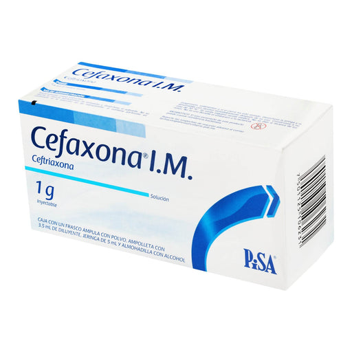 Cefaxona Im 1G Con 1 Ampulas (Ceftriaxona) - WeCare Pharma