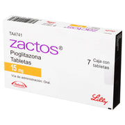 Zactos 15Mg Con 7 Tabletas (Pioglitazona) - WeCare Pharma