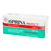 Aspirina Protect 100Mg Con 84 Tabletas (Acido Acetilsalicilico) - WeCare Pharma