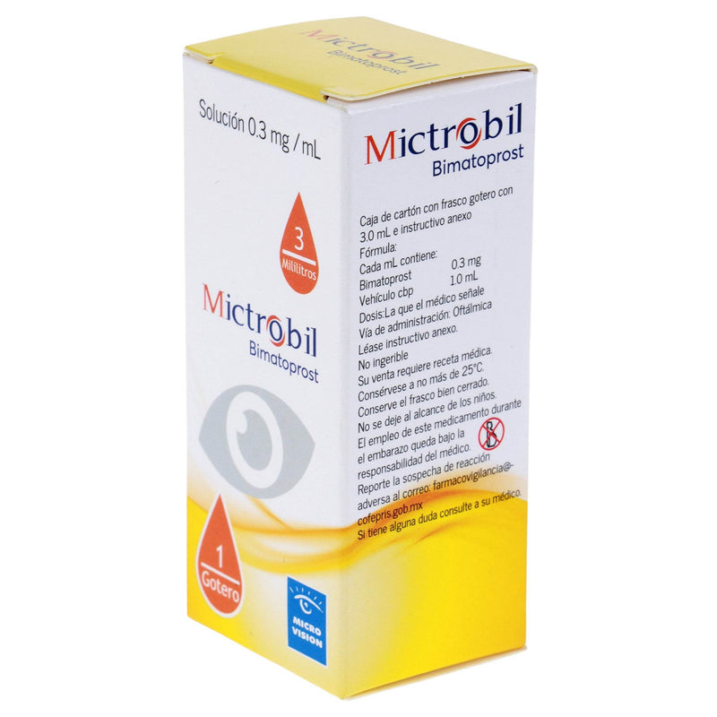 Mictrobil Gotas 0.3Mg/Ml (Bimatoprost) - WeCare Pharma