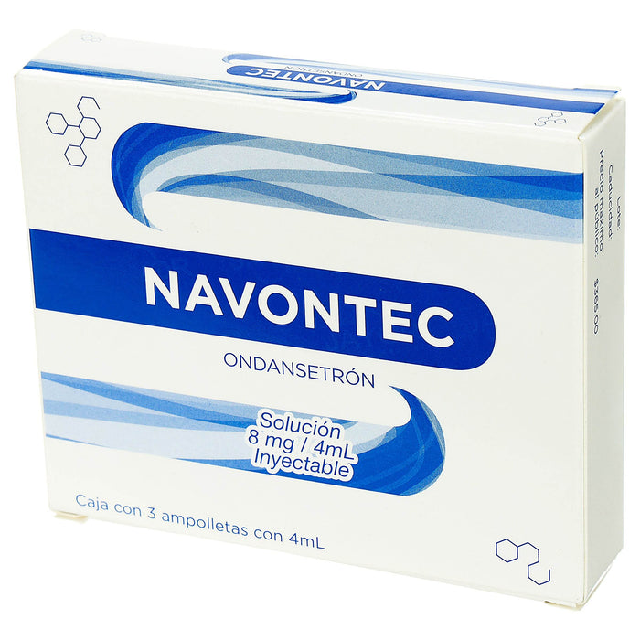 Navontec Navontec 8Mg/4Ml Con 3 Ampulas (Ondansetron) — WeCare Pharma