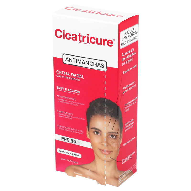 Cicatricure Crema Antimanchas Facial Fps30 50G - WeCare Pharma