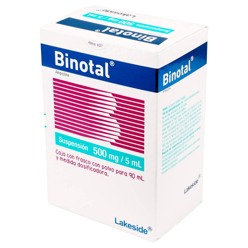 Binotal Suspensión 500Mg/5Ml 90Ml (Ampicilina) - WeCare Pharma