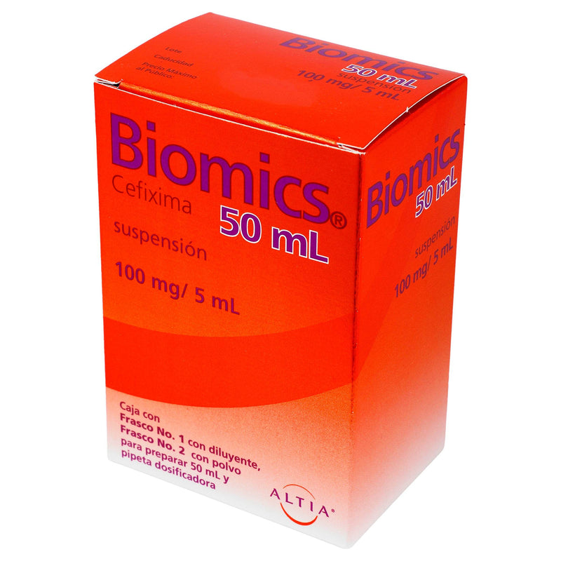 Biomics Suspensión 100Mg/5Ml 50Ml (Cefixima) - WeCare Pharma