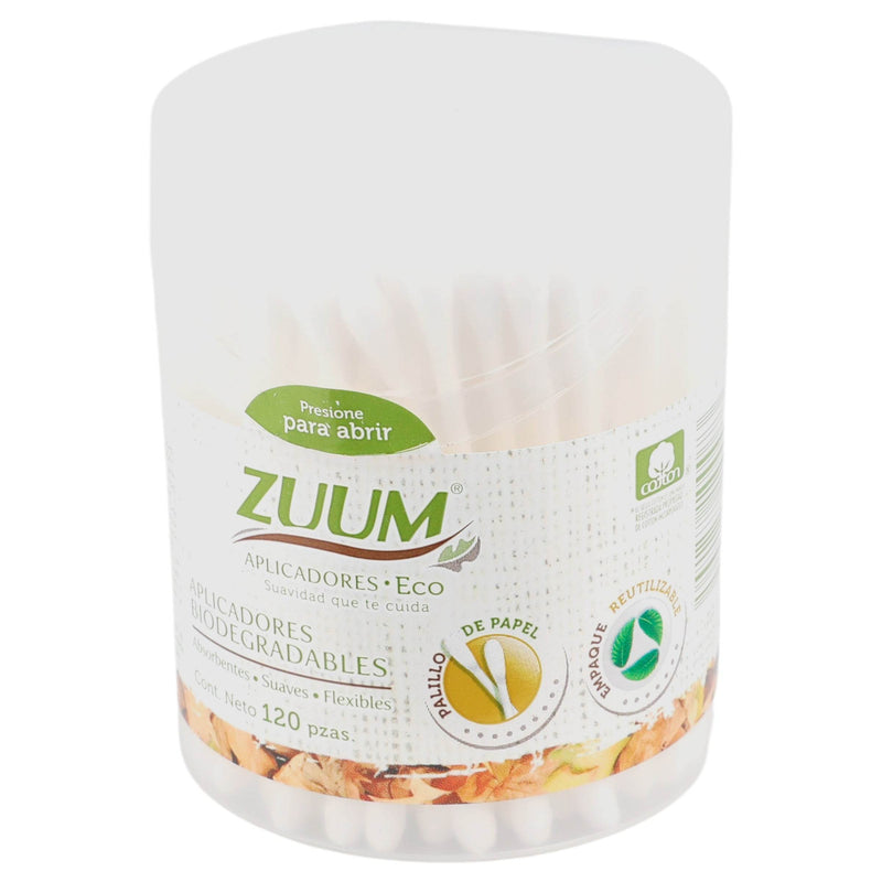 Aplicadores De Algodón Zuum Con 120 - WeCare Pharma