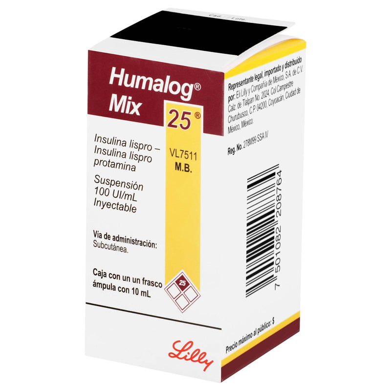 Humalog Mix 2 Frasco 100Unid/Ml 10Ml Con 1 Ampulas (Insulina Lispro/Insulina Lispro) - WeCare Pharma