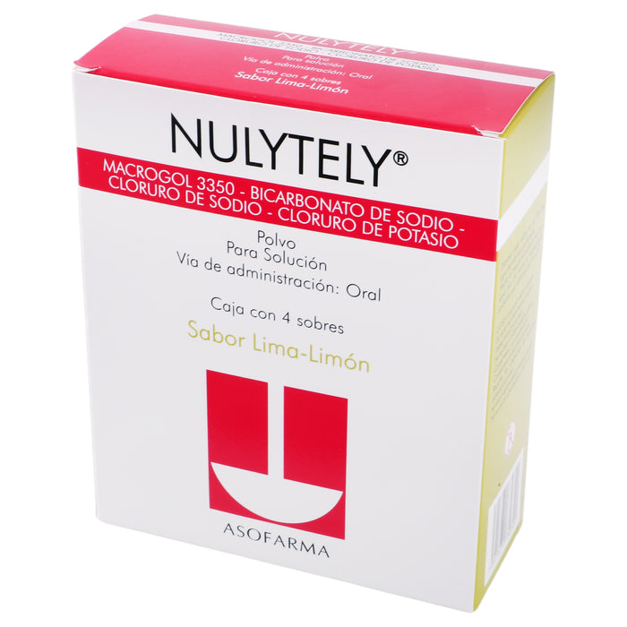 Nulytely Sobre 110.1G Con 4 Lima-Limon (Macrogol/Sodio/Potasio) 4 - 7501871730322