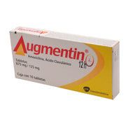 Augmentin 12H 875Mg/125Mg Con 10 Tabletas (Amoxicilina/Clavulanato) - WeCare Pharma
