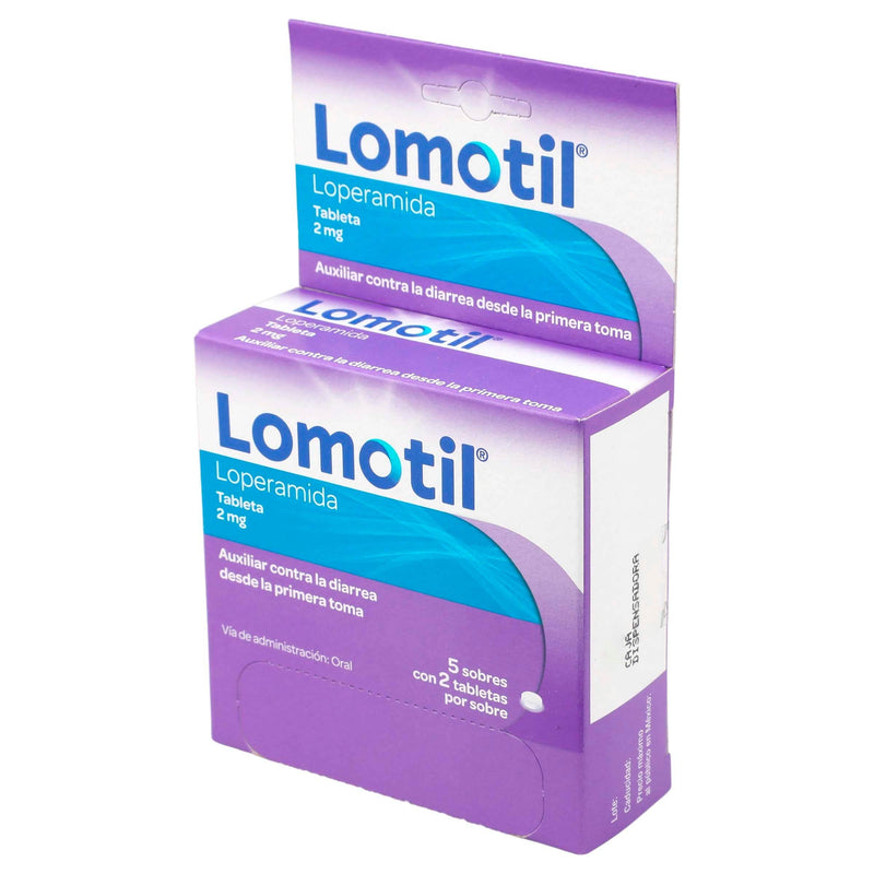 Lomotil 2Mg Con 5 Tabletas (Loperamida) - WeCare Pharma