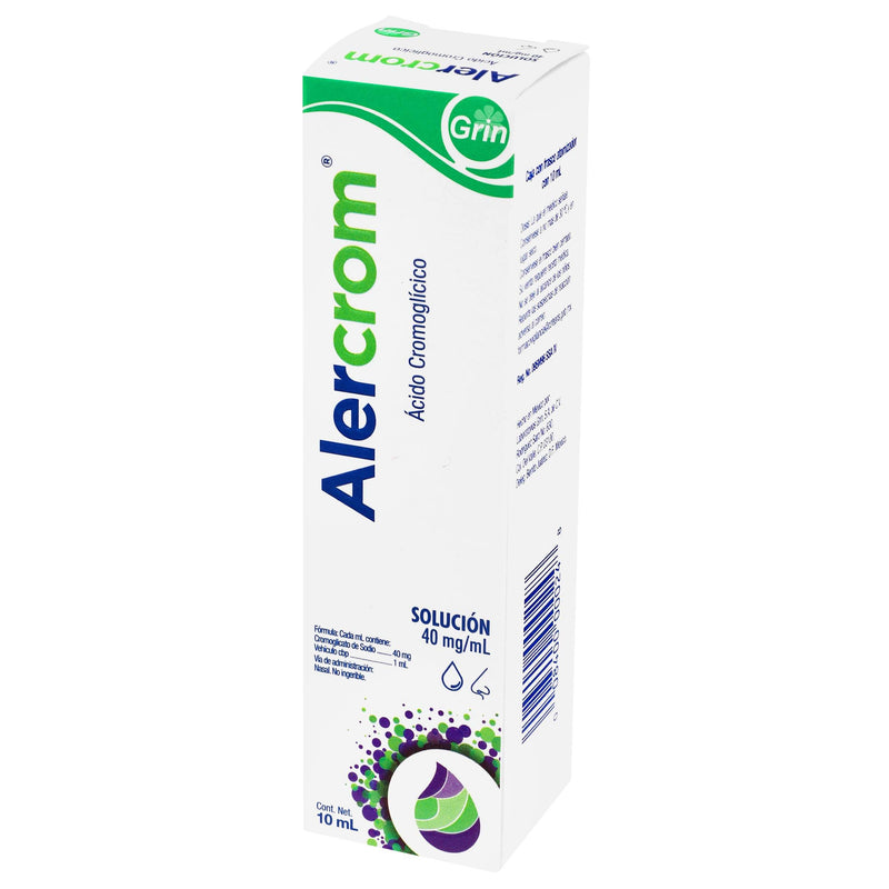 Alercrom Solución Nasal 40Mg 10Ml (Cromoglicato De Sodio) - WeCare Pharma