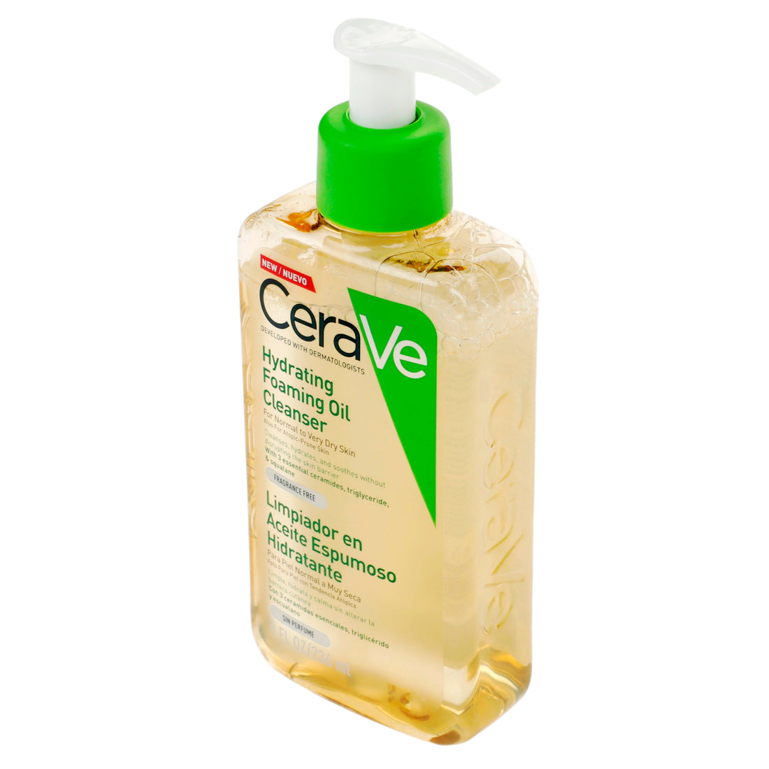 Cerave Limpiador Aceite Espumoso Hidratante 236Ml 4 - 3337875773430