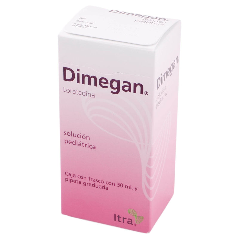 Dimegan Ped Solución 100Mg/100Ml 30Ml (Loratadina) - WeCare Pharma