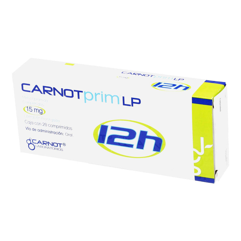 Carnotprim Lp 15Mg Con 20 Comprimidos (Metoclopramida) - WeCare Pharma