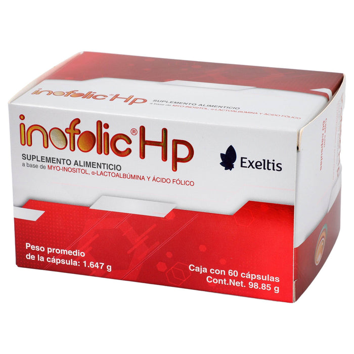 Inofolic Hp 98.43G Con 60 Capsulas (Myo Inositol/Lactoalbumina/Ac Folico) - WeCare Pharma