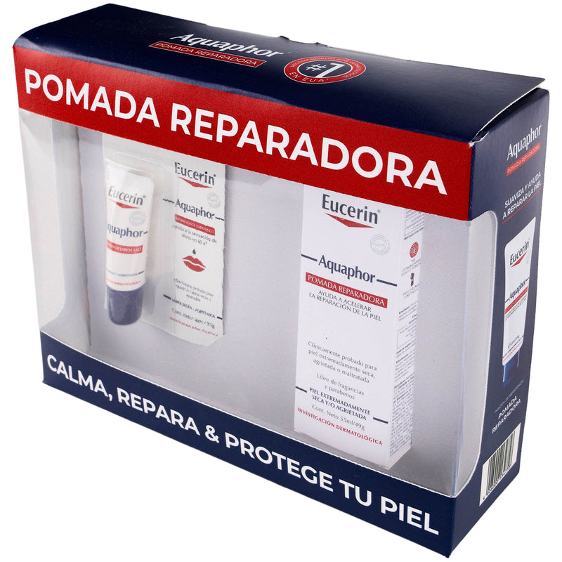 Eucerin Kit Aquaphort Tubo 55Ml+Reparador Labial Aquaphor 10Ml - WeCare Pharma