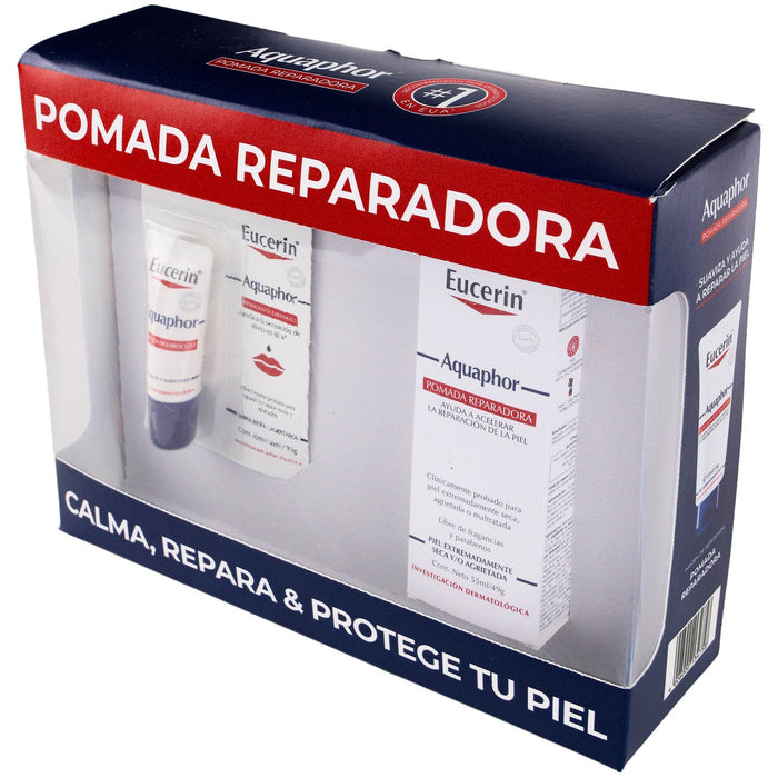 Eucerin Kit Aquaphort Tubo 55Ml+Reparador Labial Aquaphor 10Ml - WeCare Pharma
