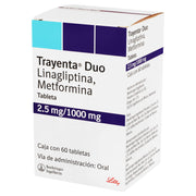 Trayenta Duo 2.5Mg/1000Mg Con 60 Tabletas (Linagliptina/Metformina) - WeCare Pharma