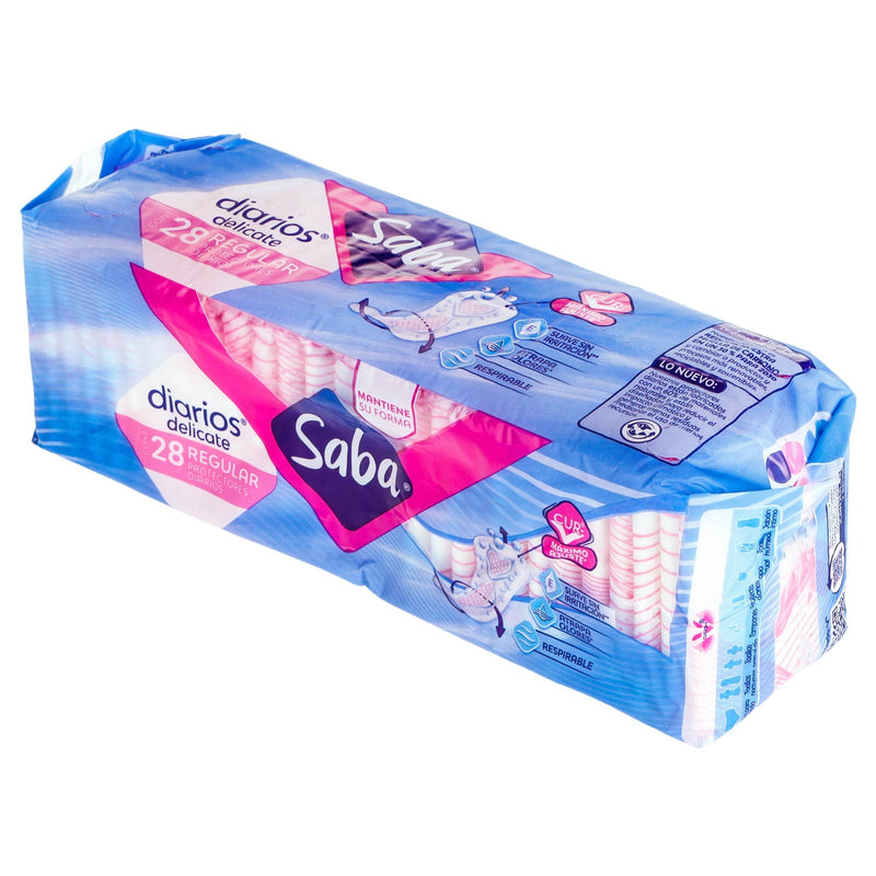 Protectores Saba Diarios Delicate Regulares Con 28 - WeCare Pharma