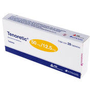 Tenoretic (Atenolol/Clortalidona) 50/12.5Mg Tabletas Con 28 - WeCare Pharma