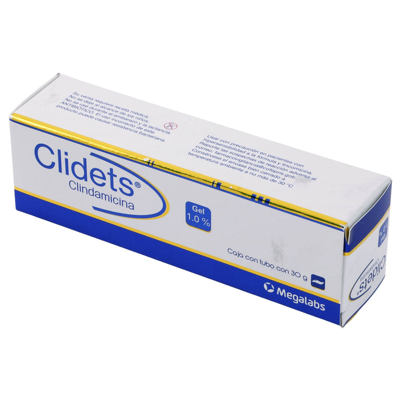 Clidets Gel 1% 30G (Clindamicina) - WeCare Pharma