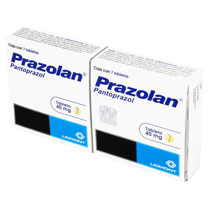 Prazolan 40Mg Con 14 Duopack Tabletas (Pantoprazol) 3 - 7501299303467