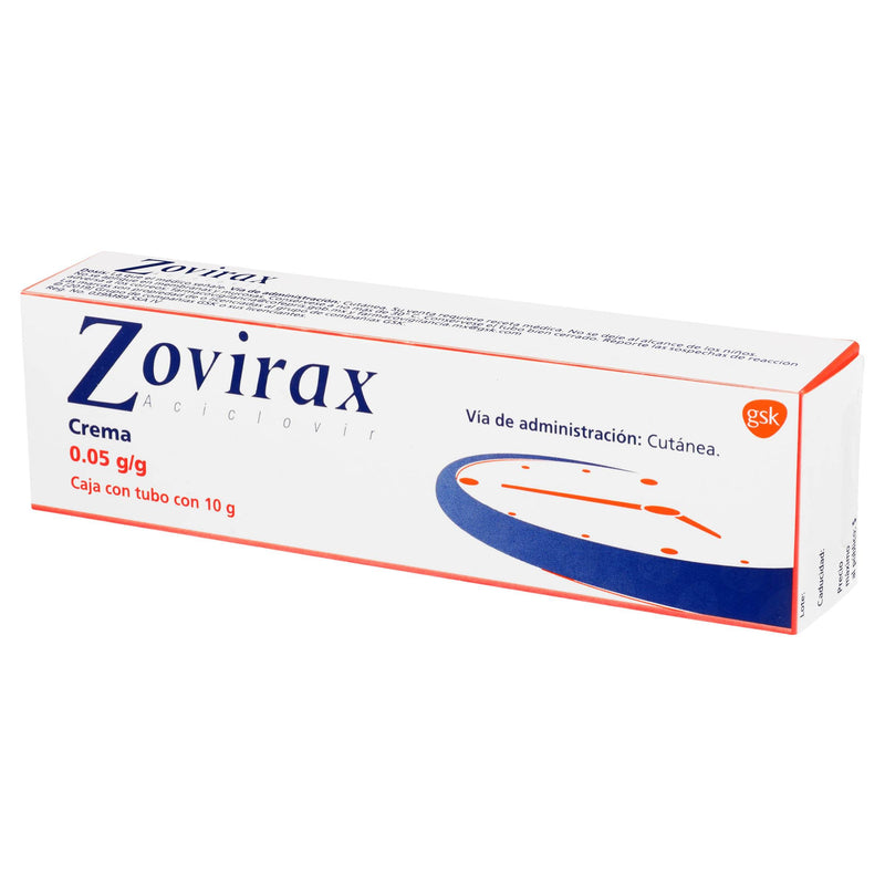Zovirax Crema 10G (Aciclovir) - WeCare Pharma