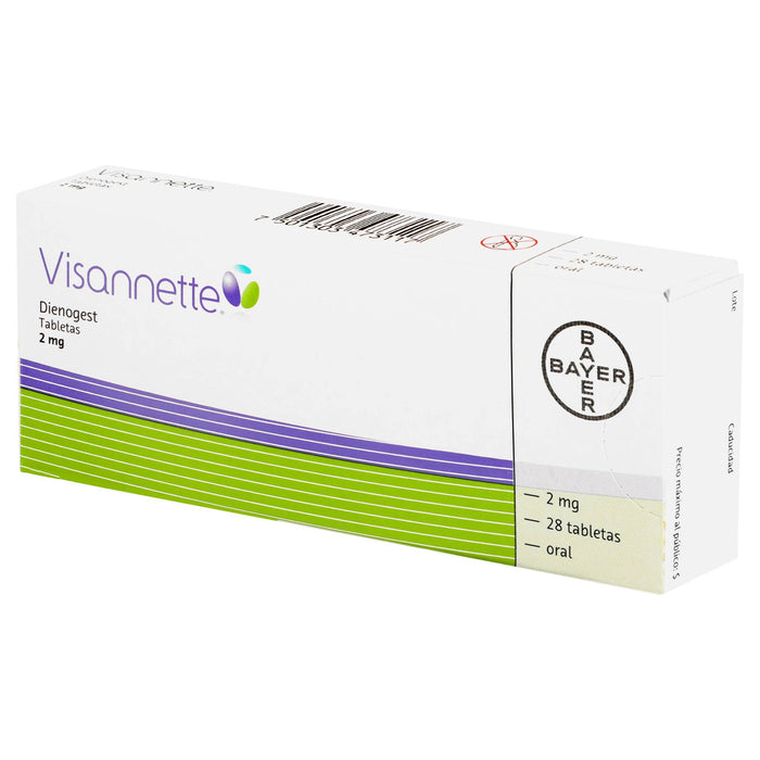Visannette 2Mg Con 28 Tabletas (Dienogest) - WeCare Pharma