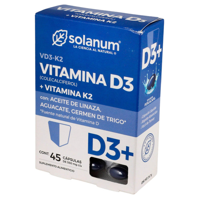 Solanum (Colecalciferol/Vitamina K) Capsulas Con 45 - WeCare Pharma