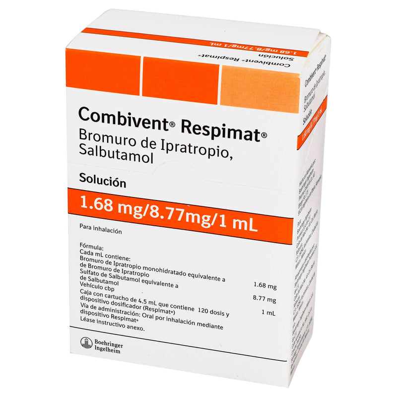Combivent Respimat Spray 1.68Mg/8.77Mg/Ml Con 1 (Ipratropio/Salbutamol) - WeCare Pharma