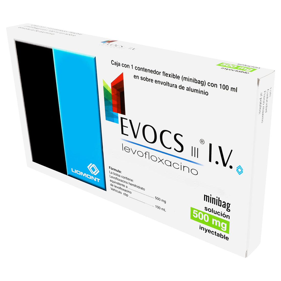 Evocs Minibag 500Mg Con 1 (Levofloxacino) 3 - 7501299307717