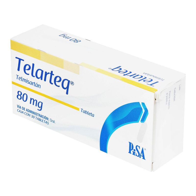 Telarteq 80Mg Con 20 Tabletas (Telmisartan) - WeCare Pharma