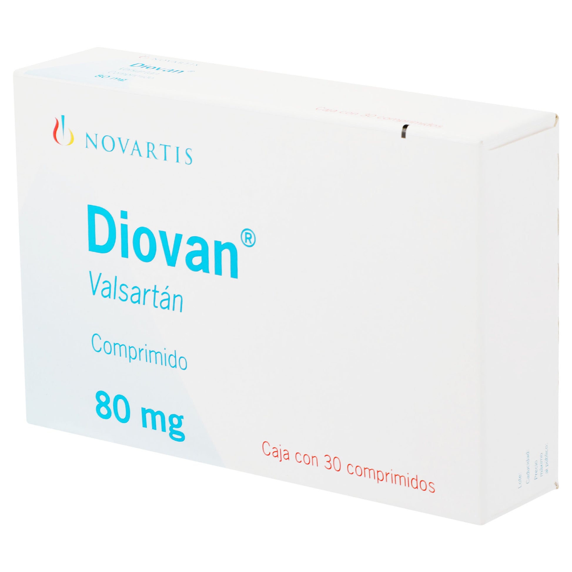 Diovan 80Mg Con 30 Comprimidos (Valsartan) 3 - 7501094916640