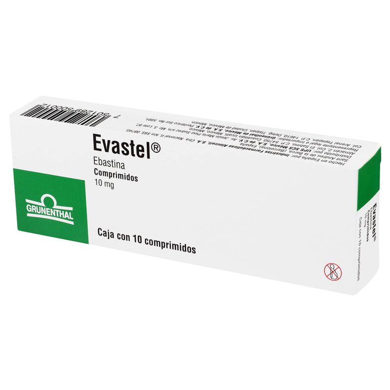 Evastel 10Mg Con 10 Comprimidos (Ebastina) - WeCare Pharma