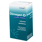 Dimegan-D Solución 0.05G/0.2G/100Ml 60Ml (Loratadina/Fenilefrina) - WeCare Pharma