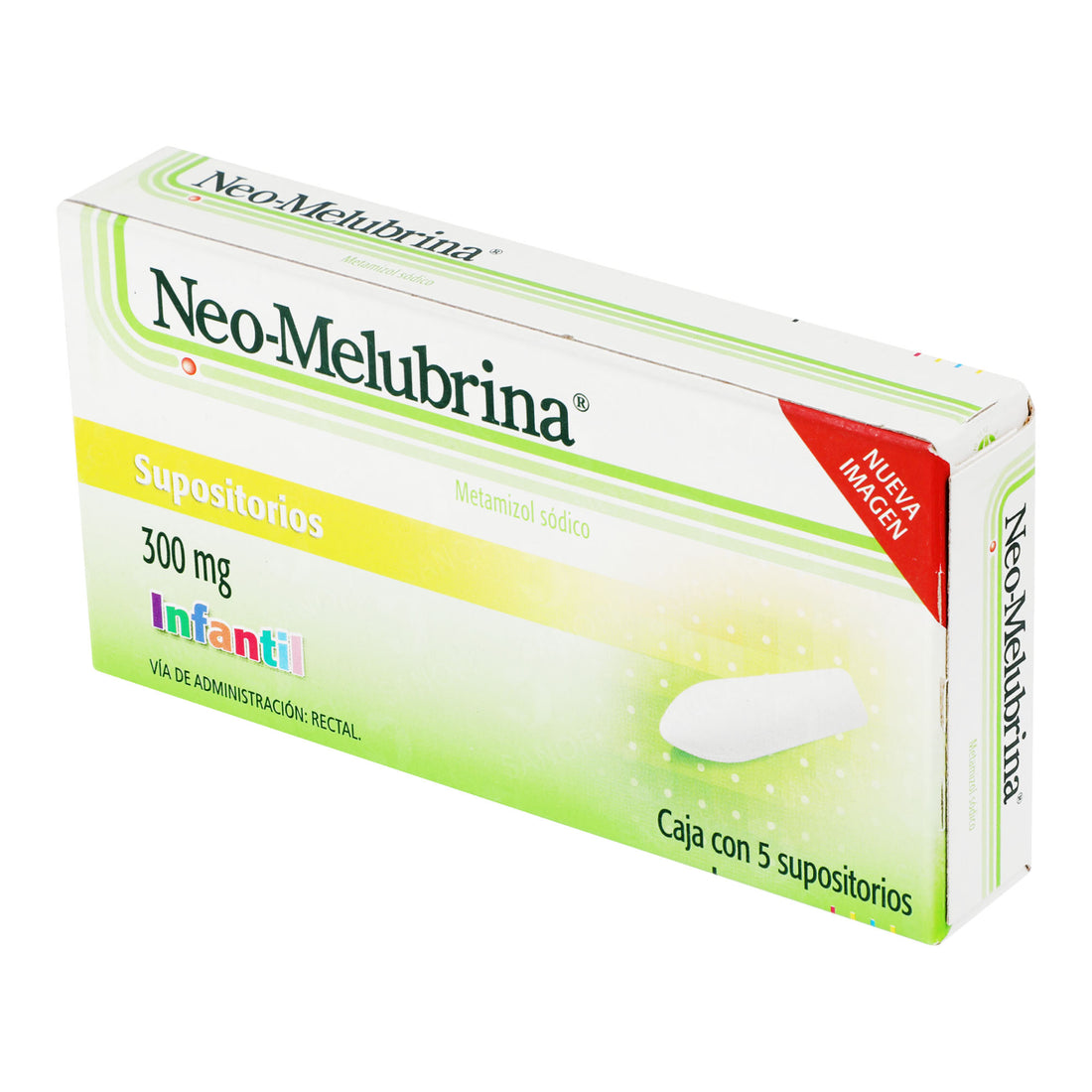 Neo-Melubrina Inf Supositorio 300Mg Con 5 (Metamizol Sodico) 3 - 7501165000308