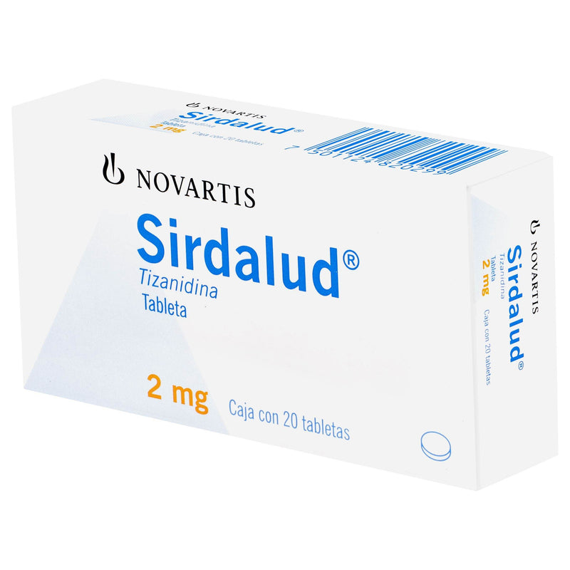 Sirdalud 2Mg Con 20 Tabletas (Tizanidina) - WeCare Pharma
